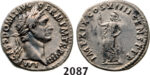 05.05.2013, Auction 2/2087. Roman Empire, Domitian, 81-96 AD, Denarius (Struck 88-89 AD) Rome, Silver (3.57g)