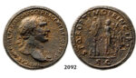 05.05.2013, Auction 2/2092. Roman Empire, Trajan, 103-111 AD, Æ Sestertius (Struck 106-107 AD) Rome, Bronze (25.69g)