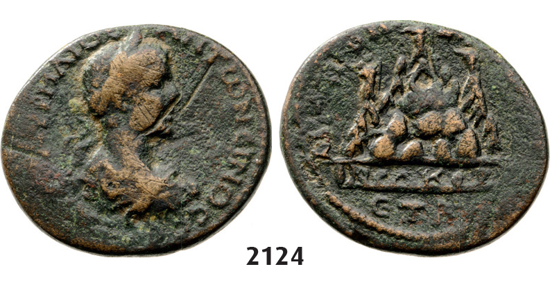 05.05.2013, Auction 2/2124. Roman Empire, Provincial Coinage, Æ, Caesarea (Cappadocia) Bronze (11.66g)