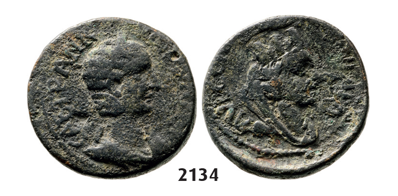 05.05.2013, Auction 2/2134. Roman Empire, Provincial Coinage, Tranquillina, wife of Gordian III, 241-244 AD, Æ, Nisibis (Mesopotamia) Bronze (10.90g)