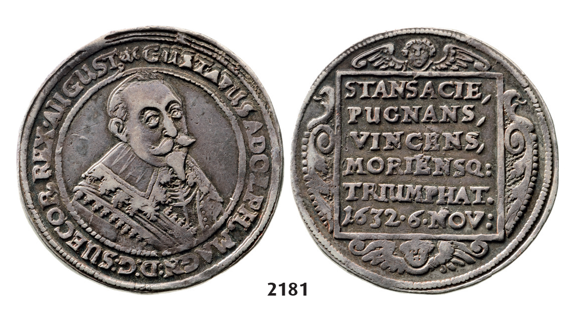05.05.2013, Auction 2/2181. Sweden, Gustav II Adolf, 1611-1632, ½ Riksdaler, No Date (1634) Stockholm, Silver