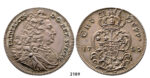 05.05.2013, Auction 2/2189. Sweden, Fredrik I, 1720-1751, ½ Riksdaler (Krell) 1723, Stockholm, Silver