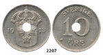 05.05.2013, Auction 2/2207. Sweden, Patterns & Trial strikes, Gustav V, 1909-1950, Trial strike of 10 Öre 1918W, Stockholm (SM 142) Iron