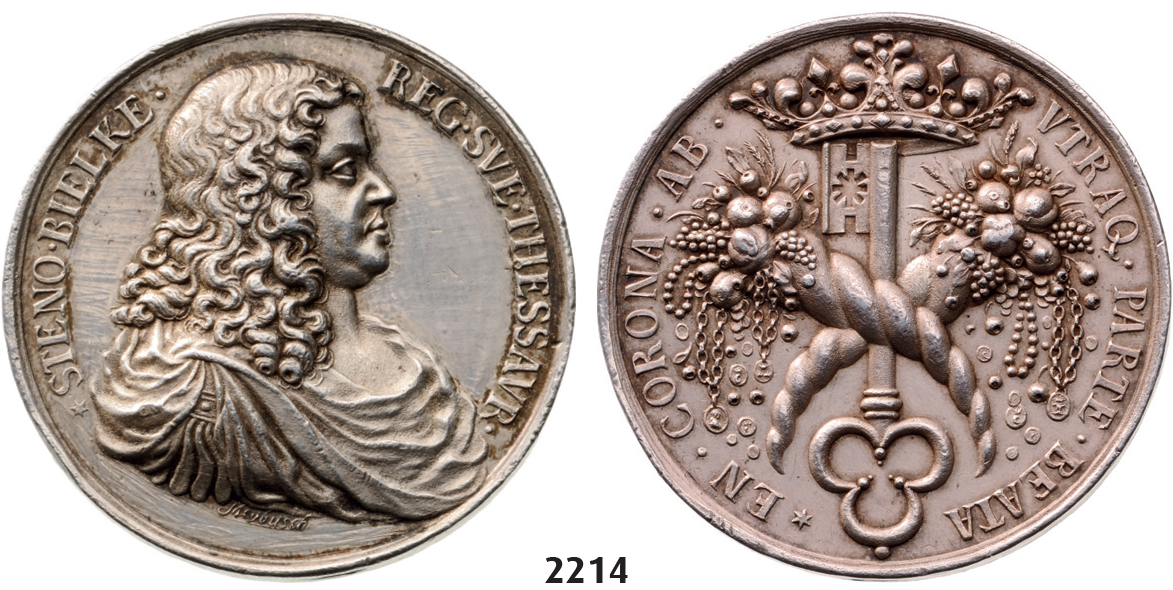 05.05.2013, Auction 2/2214. Sweden, Silver Medal, No Date, signed by Meybusch, Silver