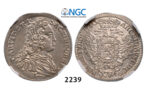 05.05.2013, Auction 2/2239. Austria, Charles VI, 1711-1740, 15 Kreuzer 1740, Prague, Silver, NGC AU55