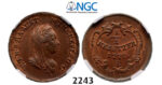 05.05.2013, Auction 2/2243. Austria, Maria Theresia, 1740-1780, 1 Kreuzer 1779K, Kremnitz, Copper, NGC MS64BN