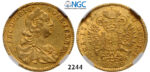 05.05.2013, Auction 2/2244. Austria, Franz of Lothringen, housebound of Maria Theresia, 1746-1765, Ducat 1752-C/A, Karlsburg, GOLD, NGC AU55