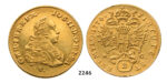 05.05.2013, Auction 2/2246. Austria, Joseph II. as coregent, 1765-1780, 2 Ducats 1774-E/HG, Karlsburg, GOLD