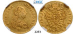 05.05.2013, Auction 2/ 2251. Austria, Joseph II. as coregent, 1765-1780, 2 Ducats 1778-E/HS, Karlsburg, GOLD, NGC AU58