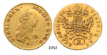 05.05.2013, Auction 2/ 2252. Austria, Joseph II. as coregent, 1765-1780, 2 Ducats 1780-E/HS, Karlsburg, GOLD