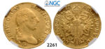 05.05.2013, Auction 2/2261. Austria, Joseph II, 1780-1790, Dukat 1787-G, Nagybanya, GOLD, NGC AU