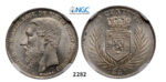 05.05.2013, Auction 2/2282. Belgian Congo, Leopold II, 1865-1909, 50 Centimes 1887, Brussels, Silver, NGC MS64