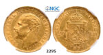 05.05.2013, Auction 2/ 2295. Bulgaria, Ferdinand I, 1887-1918, 20 Leva 1894-KБ, Kremnica, GOLD, NGC AU58