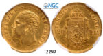 05.05.2013, Auction 2/ 2297. Bulgaria, Ferdinand I, 1887-1918, 20 Leva 1894-KБ, Kremnica, GOLD, NGC AU53