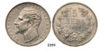 05.05.2013, Auction 2/ 2299. Bulgaria, Ferdinand I, 1887-1918, 5 Leva 1894-KБ, Kremnica, Silver