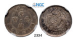 05.05.2013, Auction 2/2334. China, Taiwan Province, 10 Cents No Date (1893-1894) Silver, NGC AU55