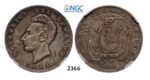 05.05.2013, Auction 2/2366. Ecuador, Sucre 1891­-TF, Lima, Silver, NGC MS62