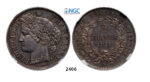 05.05.2013, Auction 2/2406. France, Second Republic, 1848-1852 , 2 Francs 1851-A, Paris, Silver, NGC MS62