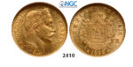 05.05.2013, Auction 2/2410. France, Napoleon III, 1852-1870, 20 Francs 1862-BB, Strasbourg, GOLD, NGC MS62
