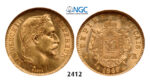 05.05.2013, Auction 2/2412. France, Napoleon III, 1852-1870, 20 Francs 1869-A, Paris, GOLD, NGC MS62