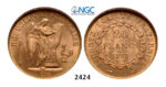 05.05.2013, Auction 2/2424. France, Third Republic, 1871-1940, 20 Francs 1897-A, Paris, GOLD, NGC MS65