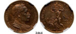 05.05.2013, Auction 2/2464. Germany, Empire, local coinage, Prussia, "Goetz" Pattern 20 Mark 1913, Gild copper