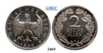 05.05.2013, Auction 2/2469. Germany, Empire, standard coinage, Weimar Republic, 1919-1933, 2 Reichsmark 1926-G, Karlsruhe, Silver, NGC PF64