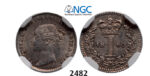 05.05.2013, Auction 2/2482. Great Britain, Victoria, 1837-1901, Penny 1860, London, Silver, NGC MS62