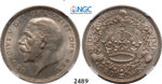05.05.2013, Auction 2/2489. Great Britain, George V, 1910-1936, Crown 1928, London, Silver, NGC MS62