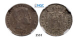 05.05.2013, Auction 2/2551. Italy, Kingdom of Napoleon, Napoleon I, 1804-1814, Lira 1813M, Milan, Silver , NGC AU53