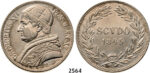 05.05.2013, Auction 2/2564. Italy, Papal States, Gregory XVI, 1831-1846, Scudo 1845 (XV) –R, Rome, Silver