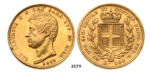 05.05.2013, Auction 2/2579. Italy, Sardinia, Carlo Roberto, 1831-1849, 100 Lire 1832-P, Genova, GOLD