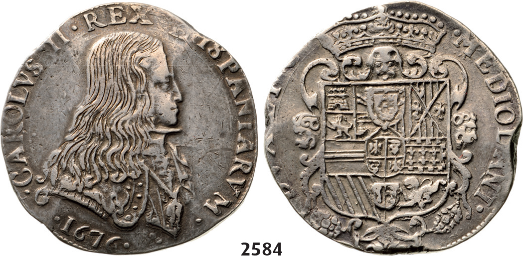 05.05.2013, Auction 2/2584. Italy, Tuscany, Carlo II, 1665-1700, Filippo 1676, Silver