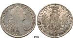 05.05.2013, Auction 2/2587. Italy, Tuscany, Franz II. of Lothringen, 1746-1765, Tallero 1763-IZV, Florence, Silver