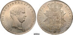 05.05.2013, Auction 2/2594. Italy, Tuscany, Leopold II. of Loraine, 1824-1859, Francescone 1858, Florence, Silver