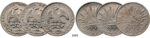 05.05.2013, Auction 2/2630. Mexico, Lots, Silver lot, 3 coins!