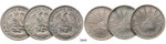 05.05.2013, Auction 2/2644. Mexico, Lots, Silver lot, 3 coins!