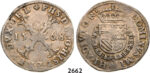 05.05.2013, Auction 2/2662. Netherlands, Spanish Netherlands, 1556-1714, ½ Patagon 1568, Nimwegen, Silver