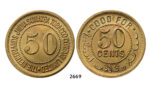 05.05.2013, Auction 2/2669. Netherlands, East Indies, Token 50 Cents, No date (1889-1894) Aluminum-Bronze