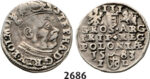 05.05.2013, Auction 2/2686. Poland, Stefan Bathory, 1575-1586, 3 Groschen (Trojak)1583-I/D, Olkusz, Silver