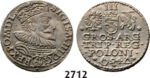 05.05.2013, Auction 2/2712. Poland, Sigismund III. Vasa, 1587­-1632, 3 Groschen (Trojak) 1594, Malbork (Marienburg) Silver