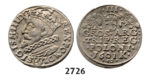 05.05.2013, Auction 2/2726. Poland, Sigismund III. Vasa, 1587-1632, 3 Groschen (Trojak) 1601, Cracow, Silver