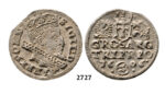 05.05.2013, Auction 2/2727. Poland, Sigismund III. Vasa, 1587-1632, 3 Groschen (Trojak) 1606, Cracow, Silver