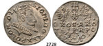 05.05.2013, Auction 2/2728. Poland, Sigismund III. Vasa, 1587-1632, 3 Groschen (Trojak) 1607, Cracow, Silver
