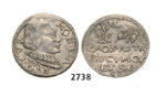 05.05.2013, Auction 2/2738. Poland, Duchy of Courland, Wilhelm Kettler, 1596-1616, 3 Groschen (Trojak Kurlandski) 1599, Silver
