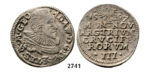 05.05.2013, Auction 2/2741. Poland, Duchy of Cieszyn (Silesia), Adam Waclaw, 1579-1617, 3 Groschen (Trojak) 1597, Silver