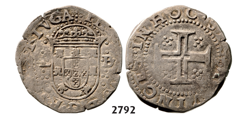 05.05.2013, Auction 2/2792. Portugal, Philip II, 1598-1621, Tostao (100 Reis) No Date, Lisbon, Silver