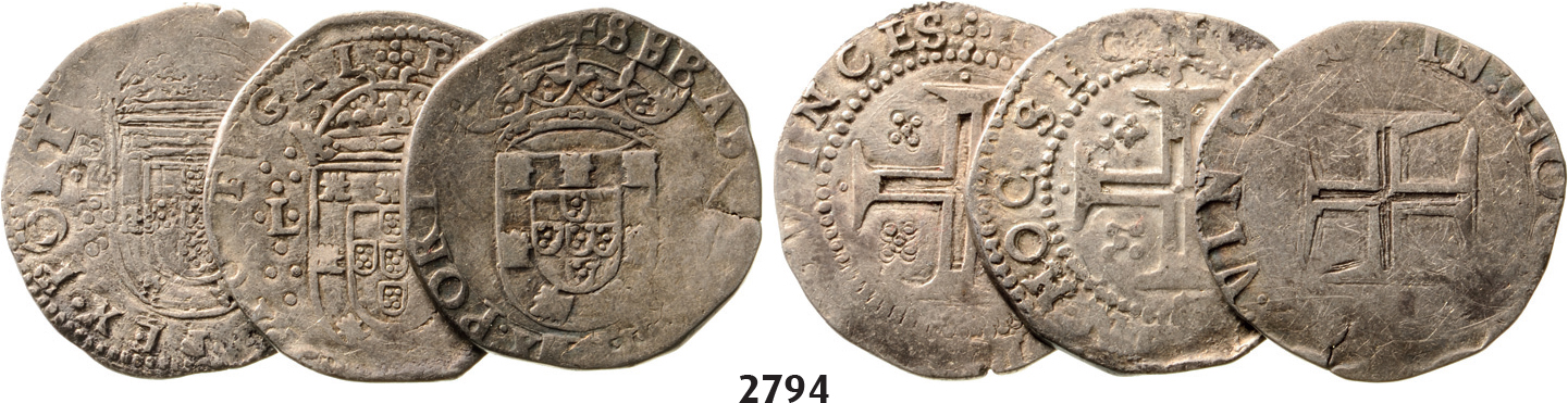 05.05.2013, Auction 2/2794. Portugal, Lots, Silver lot, 3 coins!