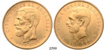 05.05.2013, Auction 2/2799. Romania, Carol I, 1866-1914, 100 Lei, No Date (1906) Brussels, GOLD
