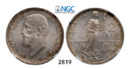 05.05.2013, Auction 2/2819. Romania, Carol I, 1866-1914, 2 Lei 1914, Brussels, Silver, NGC MS63